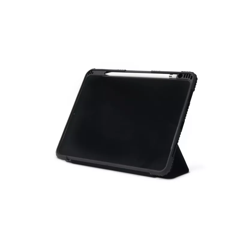 DICOTA Folio Case - Flip-Hülle für Tablet - Polycarbonat, Thermoplastisches Polyurethan (TPU), recyceltes Polyethylen - Schwarz - 10.9 - für Apple 10.