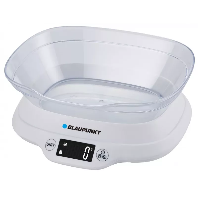 Waga kuchenna z miską Blaupunkt FKS501 - 5 kg, 1 g, miska, czarny