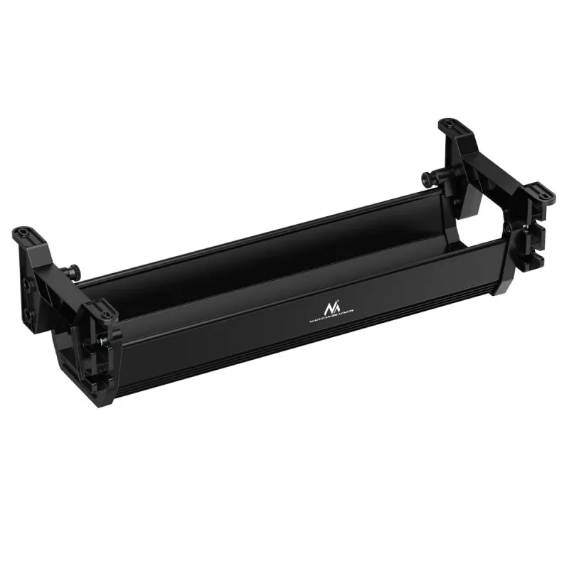 Podbiurkowa tacka na kable MACLEAN MC-106B — czarna, ABS, maksymalne obciążenie 5 kg