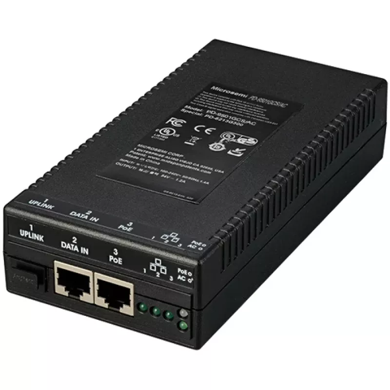 Microchip Technology Microchip PD-9501GCS - konwerter mediów - GigE - 1000Base-X - RJ-45 / SFP (mini-GBIC)