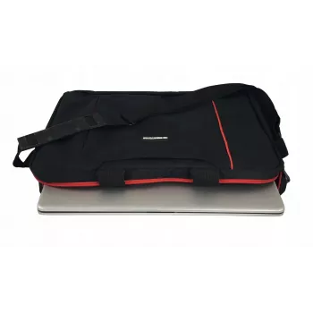 Torba Esperanza SALERNO 39.6 cm (15.6 inch) Toploader Czarny, Czerwony