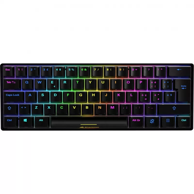 SKILLER SGK50 S4, Gaming Keyboard czarny, układ IT, Kailh Red
