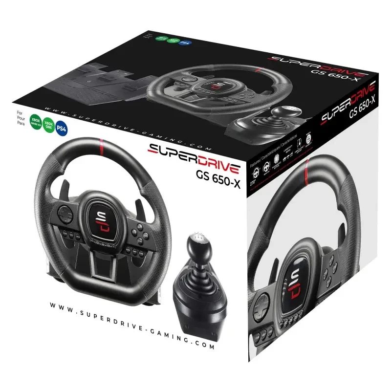 Kierownica + Pedały + Joystick Subsonic SA5658 Czarny USB dla PlayStation 4 Xbox One
