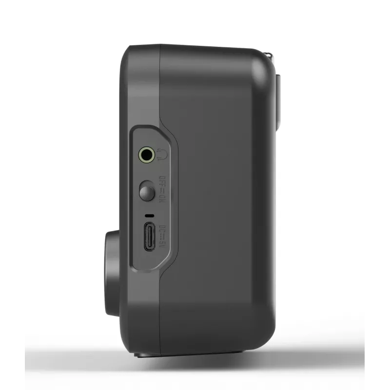 Radio z budzikiem BLAUPUNKT DR8BK — cyfrowy budzik z FM/DAB+, Bluetooth 5.3, 2 W, 1800 mAh, ładowanie USB, czarny