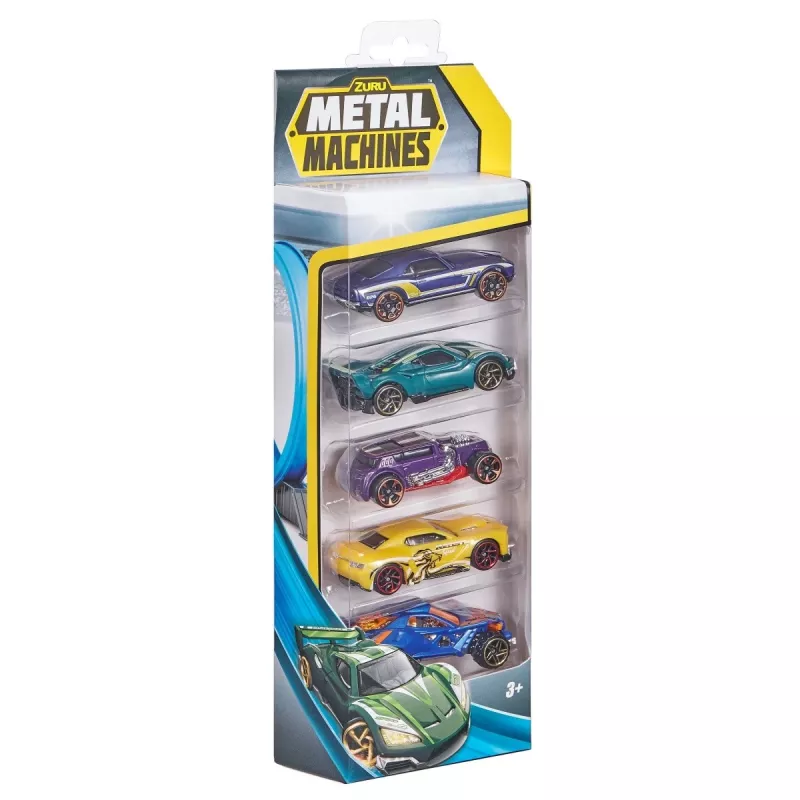 Zuru Metal Machines zestaw 5 samochodzików metalowych 1:64, seria 2, mix wzorów