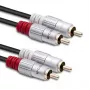 Kabel audio Qoltec 52337 2 m 2 x RCA Czarny