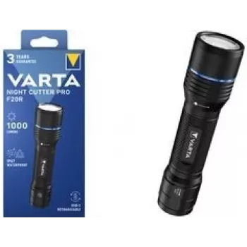 Lampka Varta F20R Aluminium z akumulatorem, kompaktowa ręczna diodowa