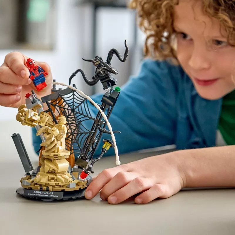 LEGO MARVEL 76334 Epicka Bitwa: Spider-Man kontra Sandman