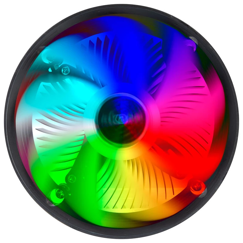 Cooler Akasa Vegas Chroma AM Procesor 12 cm Czarny Biały