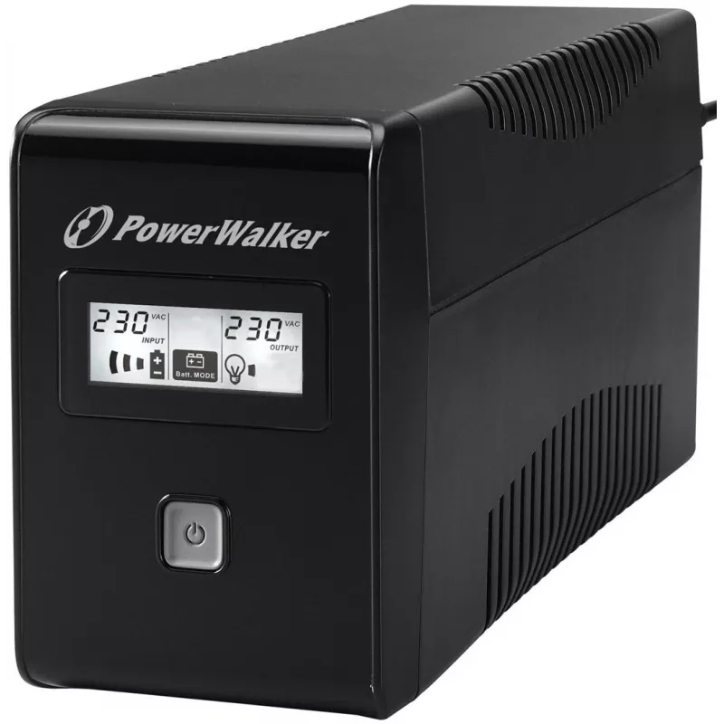 PowerWalker VI 850 LCD zasilacz awaryjny (UPS) Line-Interactive 0.85 kVA 480 W