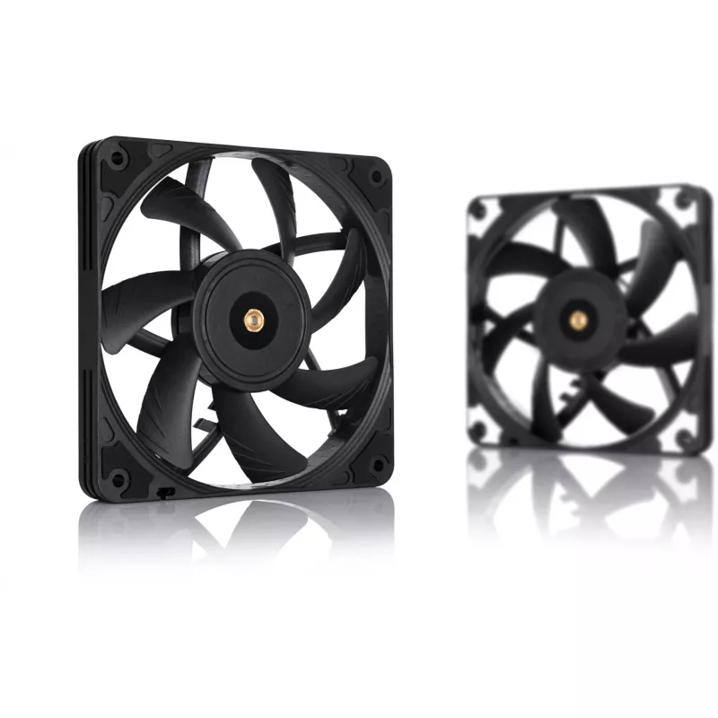 120 mm Noctua NF-A12x15 PWM cienki wentylator do obudowy, grubość 15 mm, 12 V, PWM, 450–1850 RPM, 94.2 m³/h, 23.9 dB, łożysko SSO