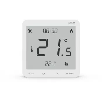 Termostat pokojowy podtynkowy Tech ST-297z v3 programowalny biały — ścienny regulator temperatury