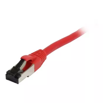 Kabel krosowy Synergy 21 RJ45, CAT8.1 2000 MHz, 0,25 m, czerwony, S-STP (S/FTP), TPE (Ultra SuperFlex), AWG26, Synergy 21 – cyfrowe/transmisja danych – sieć