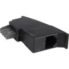 Goobay TAE Adapter Telefoniczny Wtyczka 50308 TAE-N na RJ-11/RJ-14 Czarny