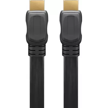 Goobay | Płaski kabel HDMI High Speed z Ethernetem | 61279 | HDMI męski (typ A) | HDMI (typ A) | HDMI do HDMI | 2 m