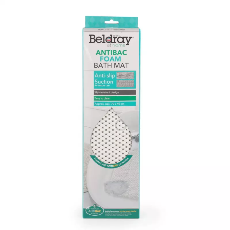 Mata łazienkowa Beldray LA032722UFFEU7 Antibac Foam – antybakteryjna mata podłogowa z pianki