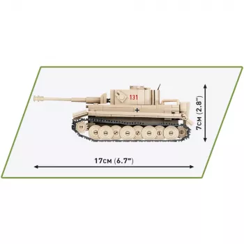 Zestaw modelarski Cobi 1/48 PzKpfw VI Tiger 131