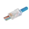 Złącze przewodowe RJ-45 Alantec WT118, wtyk męski prosty RJ45, kat.5e, U/UTP (UTP), półprzezroczysty biały, opakowanie 100 szt.