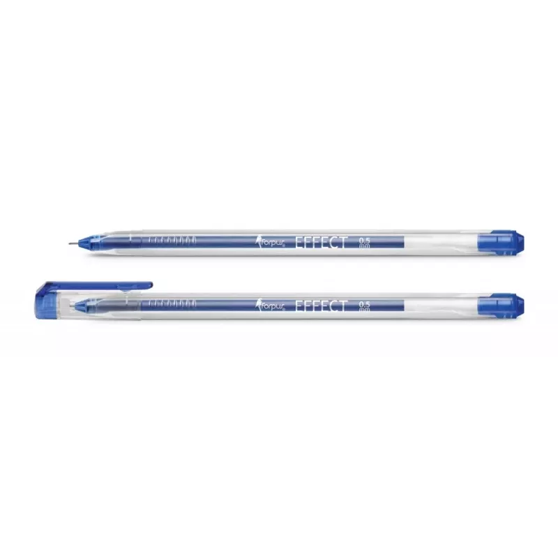 Długopis żelowy FORPUS FO51912 0,5 mm niebieski — tusz żelowy, końcówka 0,5 mm