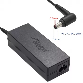 Zasilacz do laptopa Akyga AK-ND-04 19 V / 4,74 A, 90 W, wtyk 7,4 x 5,0 mm z pinem, do HP