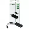 Inter-Tech Argus IT-811 - karta sieciowa - USB-C - Gigabit Ethernet - czarna (88885438)