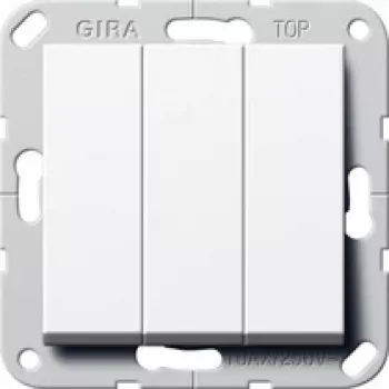GIRA 284403 Przełącznik elektryczny 1P Biały (284403)