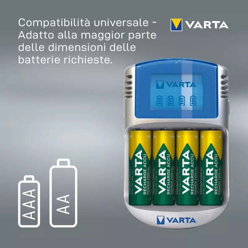 Ładowarka do akumulatorów Varta POWERLCD