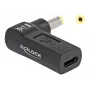 DeLOCK Adapter USB Type-C™ złącze żeńskie na HP 4.8 x 1.7 mm złącze męskie 90° kątowe