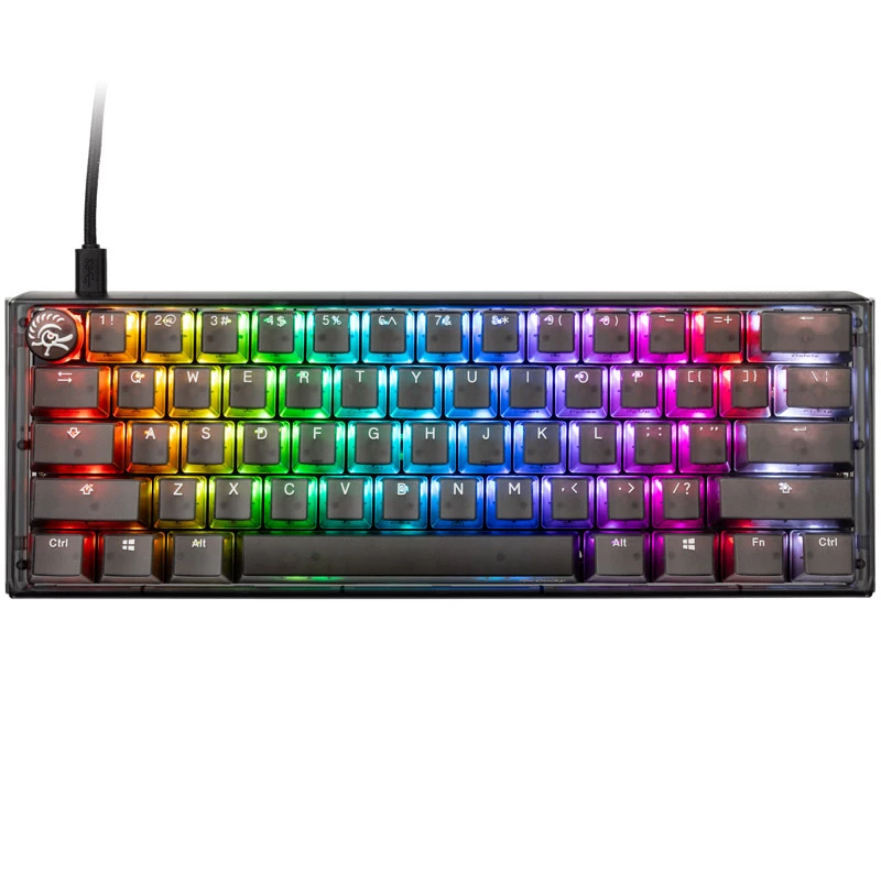 Klawiatura gamingowa Ducky One 3 Aura Mini MX Speed USB QWERTY US International Czarna