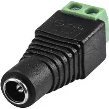 Adapter złącza zasilania DC EUROLITE 50532020 — przejściówka z wtyku baryłkowego na zaciski śrubowe