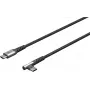 Kabel USB Goobay 64658 0,5 m USB 2.0 USB-C Czarny - Szary (64658)