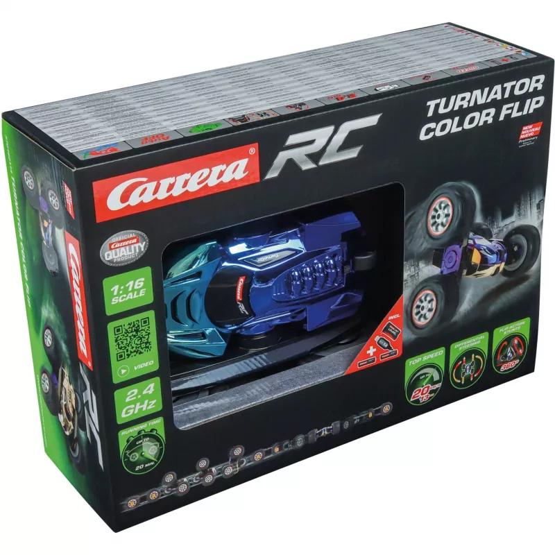 CARRERA RC Turnator Colo r Flip samochód kaskaderski
