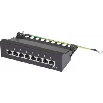 Patch panel do montażu w szafie rack Renkforce 8-Port CAT6 1U (model 001485574)