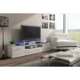 Cama stojak TV EVORA 200 biały/biały połysk