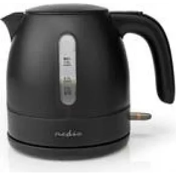 Nedis KAWK300EBK - 1 l - 2150 W - czarny - tworzywo sztuczne - wskaźnik poziomu wody - bezprzewodowy (KAWK300EBK)