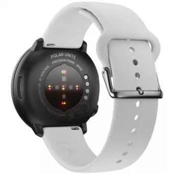 Polar Unite Biały S-L Silikonowy Pasek z Klamrą