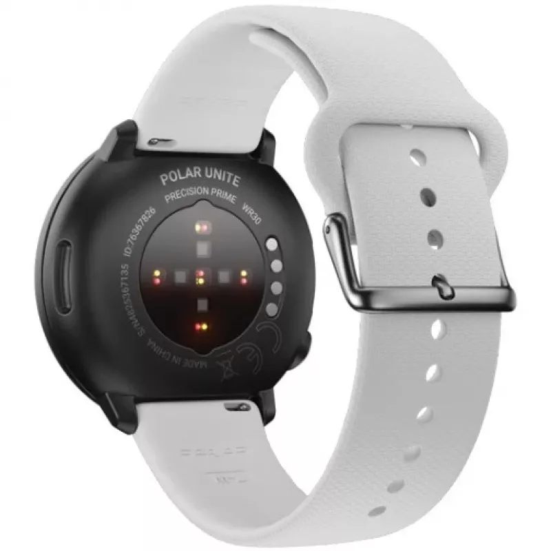 Polar Unite Biały S-L Silikonowy Pasek z Klamrą