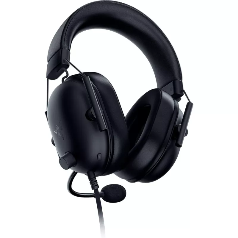 Przewodowy zestaw słuchawkowy do gier Razer CzarnyShark V2 X — binauralny, 3,5 mm, 32 Ω, 12–28000 Hz, mikrofon na wysięgniku -42 dB, 270 g