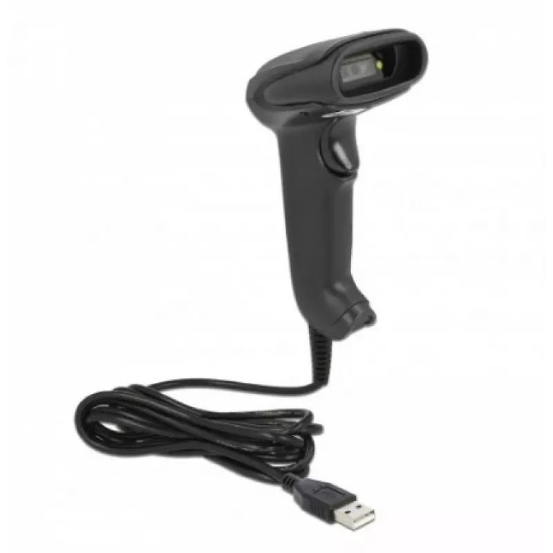 Ręczny skaner kodów kreskowych DeLOCK USB 1D 2D Wersja niemiecka