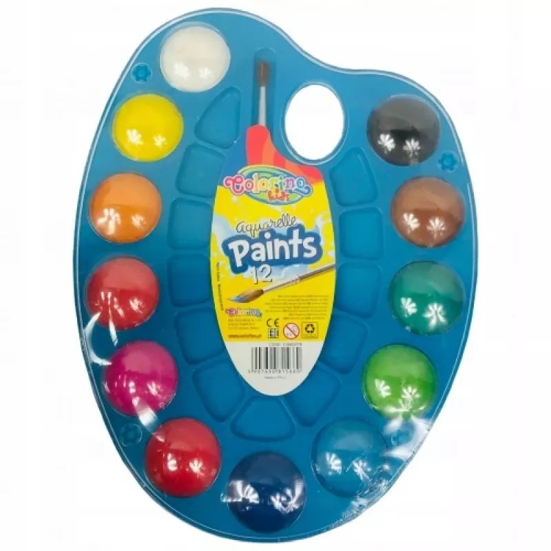 Paleta akwareli Colorino Kids 12 kolorów
