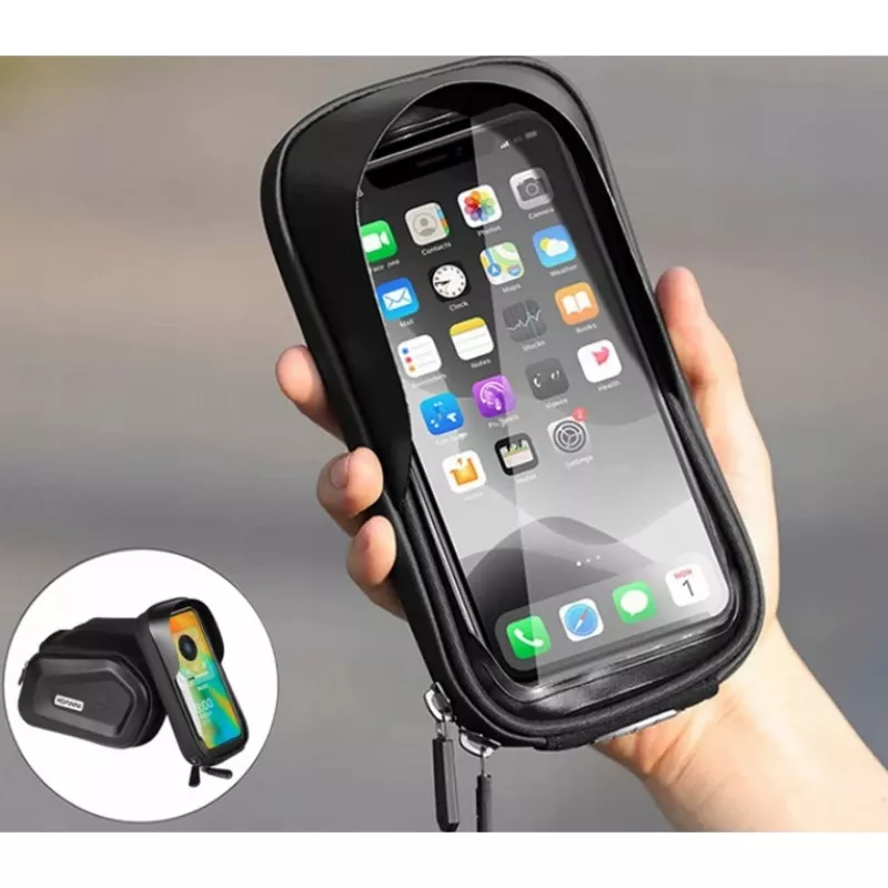 Extralink Torba rowerowa, wodoodporna torba na ramę z etui na telefon