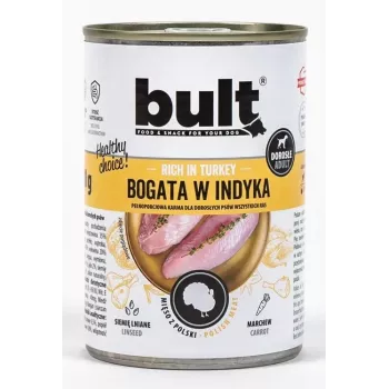 BULT Bogata w indyka - Mokra karma dla psa - 800 g