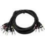 Kabel audio snake Omnitronic 8xJack do 16xJack mono 15 m