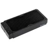 Alphacool 11992 - blok wodny - acetal - akryl - aluminium - mosiądz - miedź - nikiel - stal nierdzewna - czarny - przezroczysty - 1/4 - 60 °C - 0,8 bara (11992)