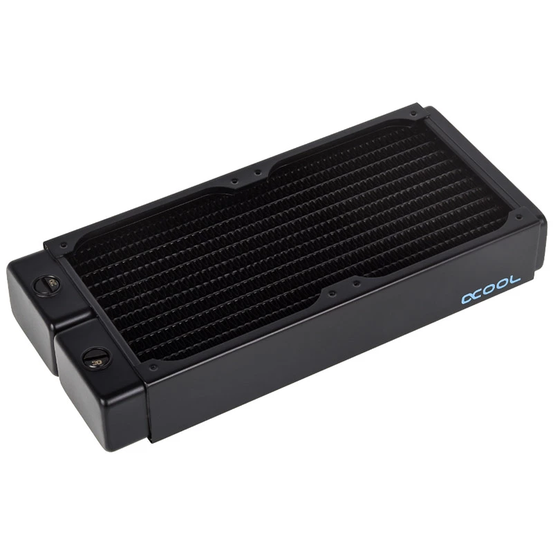Alphacool 11992 - blok wodny - acetal - akryl - aluminium - mosiądz - miedź - nikiel - stal nierdzewna - czarny - przezroczysty - 1/4 - 60 °C - 0,8 bara (11992)