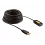 Kabel USB DeLOCK 82446 USB 2.0 10 m Czarny