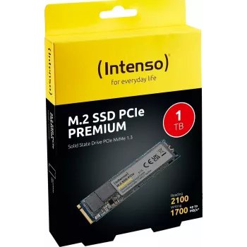 Intenso PREMIUM - SSD - 1TB - wewnętrzny - M.2 2280 - PCI Express 3.0 x4 (NVMe) (3835460)