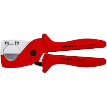 Knipex 90 25 185 - Obcinak do rur - Stal - Plastik - Czerwony - 1,2 cm - 18,5 cm (90 25 185)
