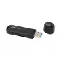 Czytnik kart NATEC Scarab 2 USB 3.2 Gen 1 Type-A — obsługa MicroSD/SD, 5000 Mbit/s, czarny
