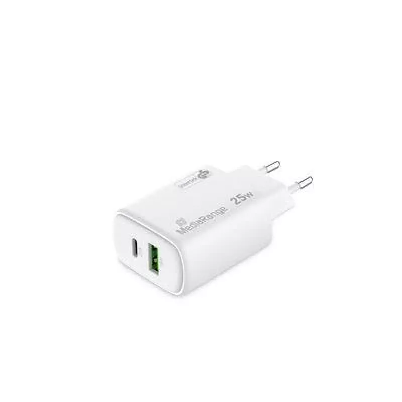 Zasilacz sieciowy USB/USB-C 25W/FAST MRMA112-2 Mediarange